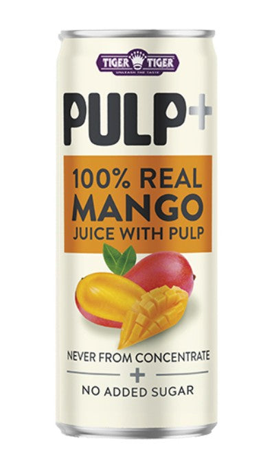 TT - 100% MANGO JUICE WITH PULP双虎牌 100%芒果果肉饮料320ml x1