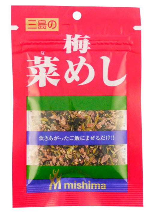 'MISHIMA SHOKUHIN' Plum and Greens Furikake (Umena Meshi)三島食品 梅 菜飯素 15g x1