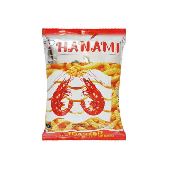 HANAMI Prawn Crackers鮮蝦條 Banh Phong Vi Tom Thai 100g x 1