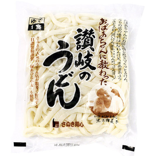 Pre-Cooked Sanuki Udon 熟煮讚岐烏冬 Mi Udon Sanuki Nau San 180g x 1