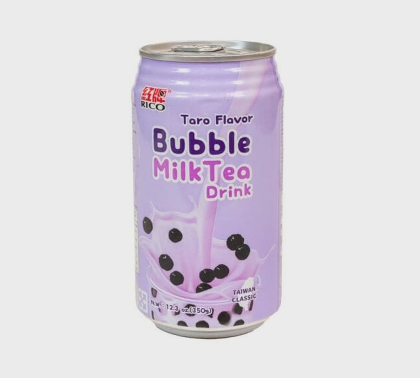 Rico Bubble Milk Tea Taro Flavour 红牌芋头奶茶 Tra Sua Tran Chau Khoai Mon 350g x1