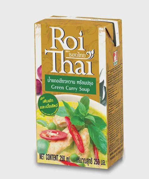 Roi Thai GREEN Curry Ready to Pour Cooking Sauce 泰國即食綠咖哩 Cari xanh kieu thai 250ml x1