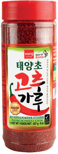 43210 Wang Red Pepper Powder (Thô) chai pet泡菜辣椒粉-瓶 ot bot han quoc 227gr x 1