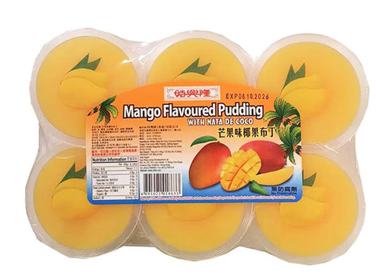 24666 Mong Lee Shang Pudding vị các loại (6x100g) 萬里香綜合布甸 600g x 1