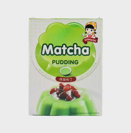 SIGNWIN Matcha Pudding Powder 三得冠 抹茶布丁粉100g x1