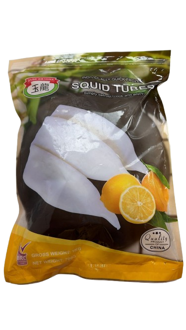 Jade Dragon Squid Tube  魷魚筒 1kg(700g Net) x 1