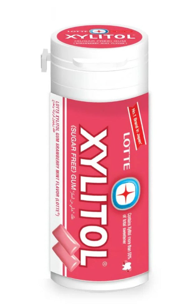 Lotte Xylitol Strawberry Mint (Sugar Free)  29g x1