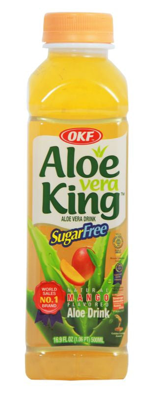 OKF Aloe Vera King Sugar Free Mango 蘆薈汁(無糖) -芒果 500ml x1