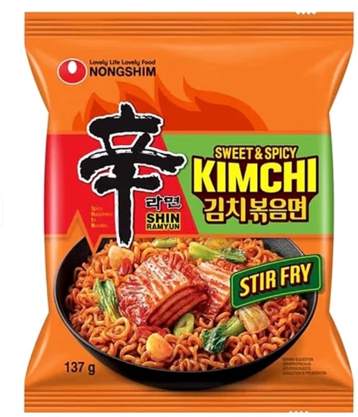 NS Shin Kimchi Sweet & Spicy (Stir Fry)農心辛辣泡菜炒麵 137g x 1