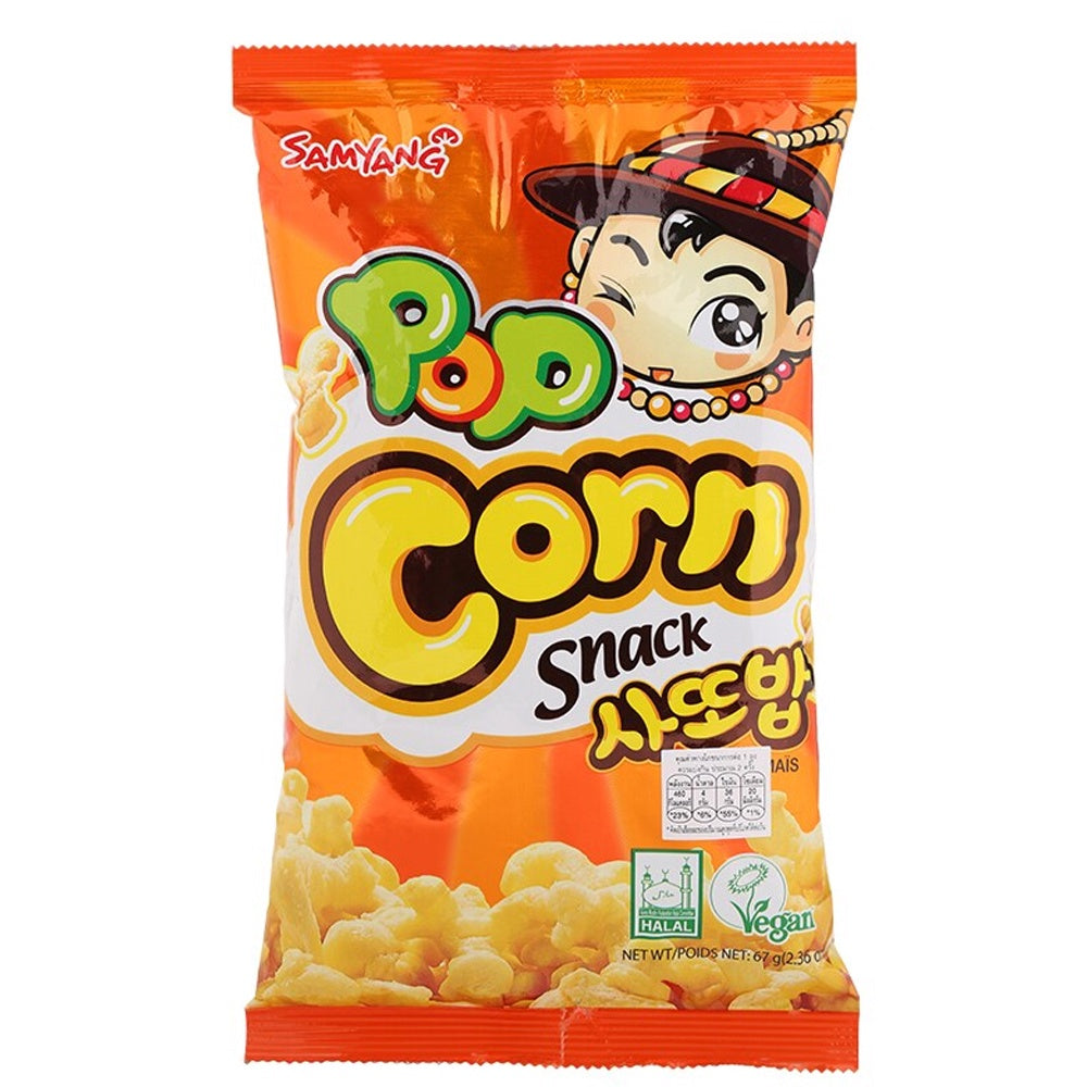 Samyang corn snack玉米爆米花 bim bim vi bap  67gr x 1