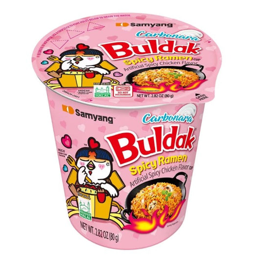 Samyang Hot Chicken Cup Ramen Carbonara 三養 辣雞 卡邦尼杯麵 80g x1