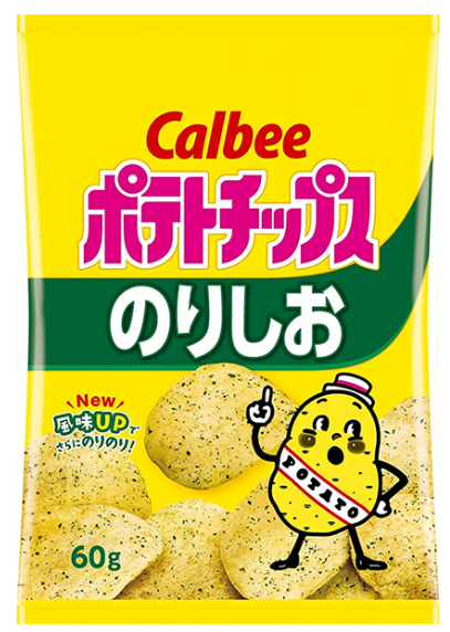 13344 Calbee Potato Chips Norishio 卡樂B 浪薯片 Khoai tay chien 60g x1
