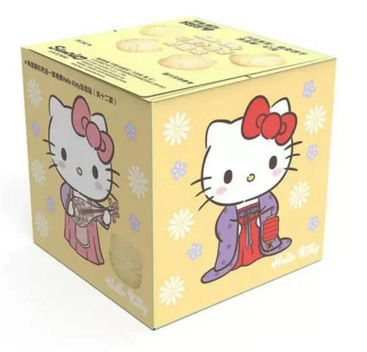 Bourbon Hello Kitty Petit Cookies Cheese Flavour 可愛小曲奇奶酪味 Banh Quy Hello Kitty Vi Pho Mai 47g x1