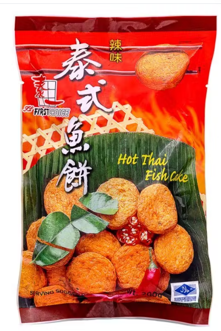 FC Thai Fish Cake 泰一泰式魚餅Banh bánh cá 200gr x1