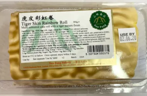 00375 新豐虎皮彩虹卷 山峰虎皮彩虹卷 Banh Cau Vong Da Ho 360g x 1