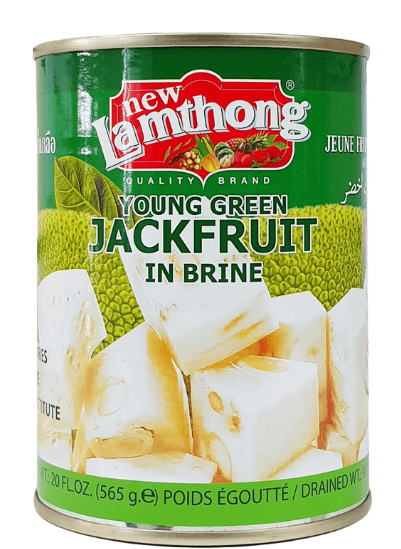 LAMTHONG Green Jackfruit - Young in Brine 鹽水青菠蘿蜜Mit Non Dong Lon  565g x1