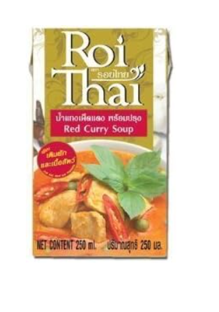 01001-1 Roi Thai RED Curry Ready to Pour Cooking Sauce 泰國即食紅咖哩 Cari do kieu thai 250ml x12