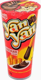 01101-1 Meiji Yan Yan Cocoa Dip Biscuit Snack 明治欣欣杯餅乾條 朱古力味 50g x10