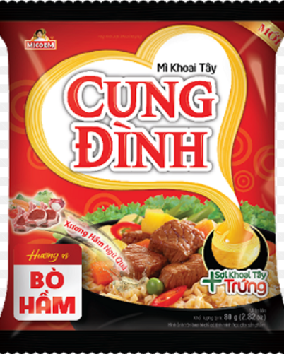 0201021 Micoem 即食馬鈴薯麵燉牛肉米寶火腿 77 克 x 30