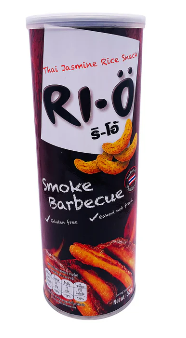 02586 RI-O Thai Jasmine Rice Snack - Smoked BBQ 泰國香米小點心 - 燒烤風味 55g x 1