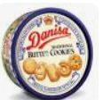 03764-4 Danisa Traditional Delicious Butter Cookies 傳統牛油曲奇200g x18