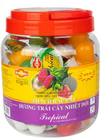 060172 新選熱帶風味果凍 Thach Rau Cau Trai Cay 1kg x 1 罐