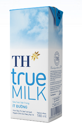 0601991 TH 純牛奶無糖 Sua Tuoi Tiet Trung It Duong 180ml x 48