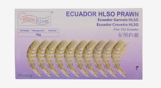 07800 White River Ecuador HLSO 26/30 Tôm Tom Sư Bò Dầu1kg x 1