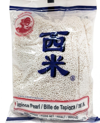 09386 Cock Brand Tapioca Pearl Nhỏ 雄雞牌西米(小) 454g x 1