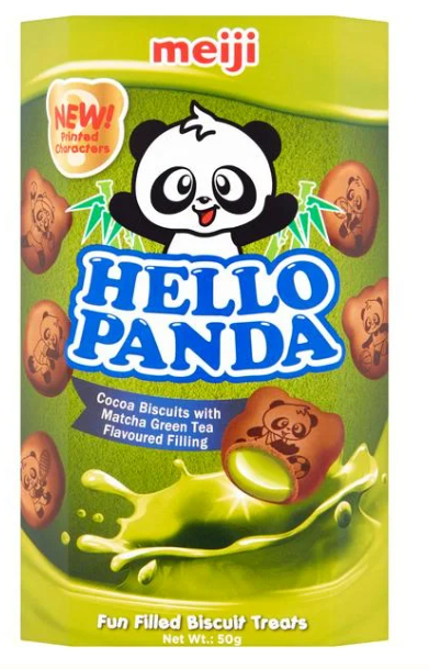 09480 明治 Hello Panda 抹茶味夾心餅乾 明治貓熊夾心餅乾 抹茶味- 50g X1