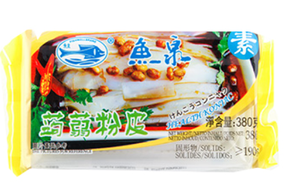 117140 YQ Konjac Sheet 魚泉蒟弱粉皮 380g x 20