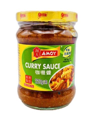 12118 Sốt cà ri Amoy 咖喱酱 Sot Cari 220g x1