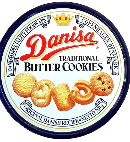 12301-1 Danisa Traditional Butter Cookies 傳統奶油曲奇 750g x6