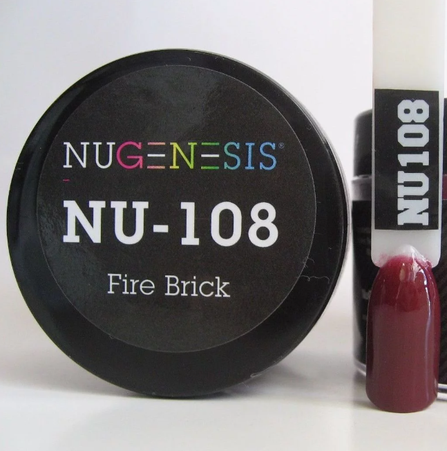 13108-Nugenesis- Dip Nail NU108 Gạch chịu lửa 1x2oz