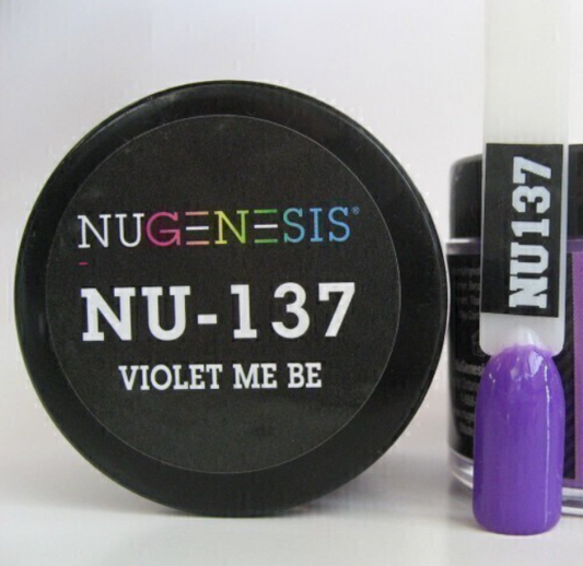 13132-Nugenesis Dip Nail NU137 Violet Me Be 1x2oz