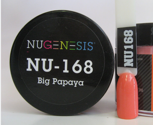 13146-Nugenesis Dip Nail NU168 Big Papaya 1x2oz