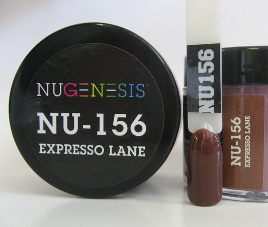 13155-Nugenesis Dip Nail NU156 Expresso Lane 1x2oz