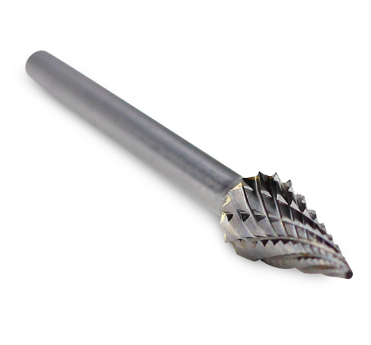 13395-Carbide Cone Arrow DAU BAO PHA 1/8 UNC Silver 1x1pc