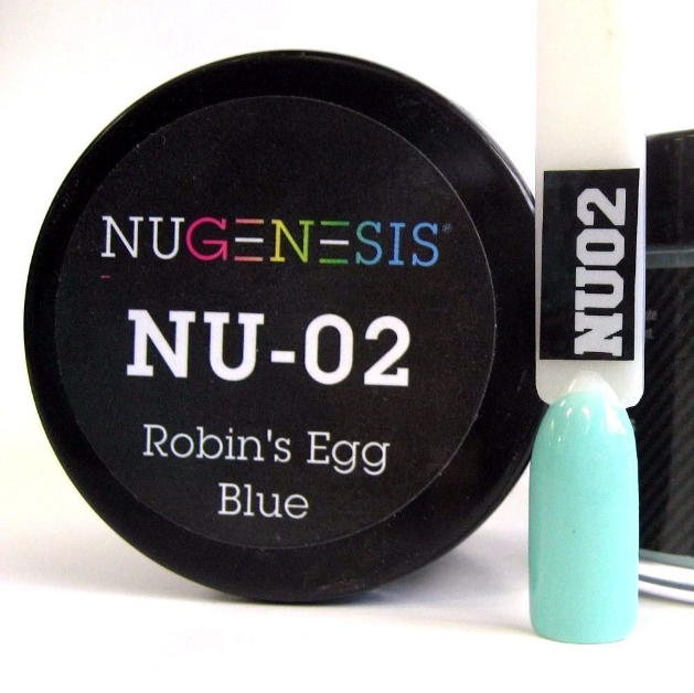 13581-Nugenesis Nhúng Móng Tay NU02 Robin's Egg Blue 1x2oz