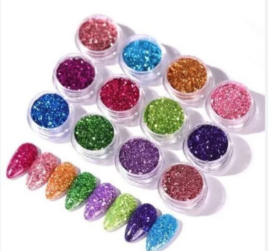 14093 Bộ hộp kim tuyến 12 hộp 2 size 1x1hộp 28A
