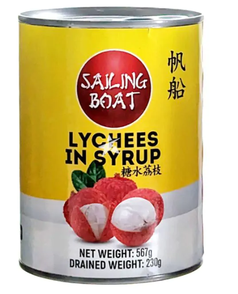 14985 Vải thiều thuyền buồm 帆船牌糖水荔枝Qua Vai Dong Lon567g x1