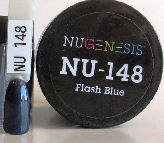 15085-Nugenesis Dip Nail NU148 Flash Blue 1x2oz