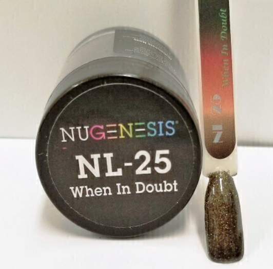 15134-Nugenesis Dip Nail NL25 When In Doubt 1 x 2oz