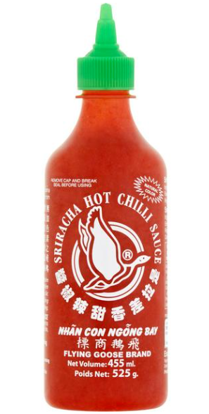 15285 Sriracha Flying Goose Hot Chilli Sauce 飛鵝牌是拉差辣醬 Tuong Ot Con Ngong 455ml x 12 (盒)