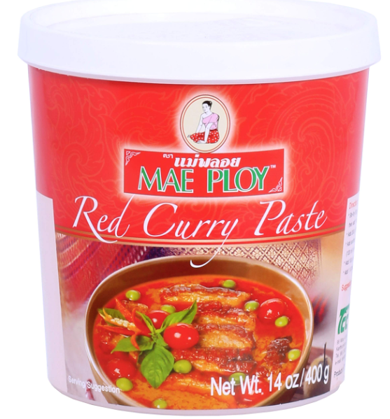 15333 Sốt cà ri đỏ Mae Ploy 紅咖喱醬 Sot Cari Do 400g x 24(Box)