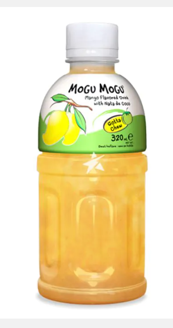 16048 Mogu mogu 芒果飲料芒果口味飲料含椰果 nuoc huong xoai 320mlx24