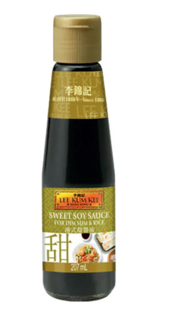 16090 LKK Sweet Soy Sauce 李錦記港式甜醬油 Nuoc Sot Ngot Cho Diem Tam Tu Gau 207ml x12 (盒)