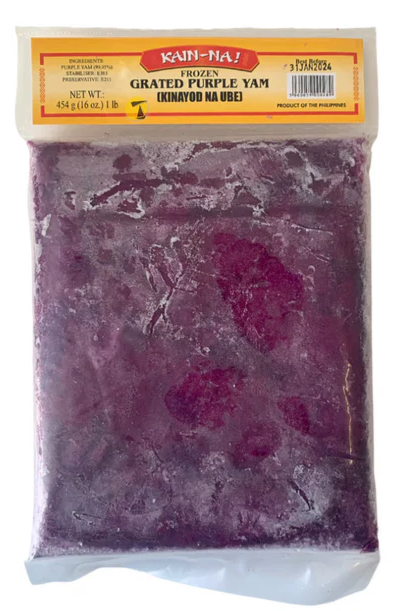 16479 Kainna Frozen Grated Purple Yam Khoai Mo Tim Dong Lanh 454gr x 1