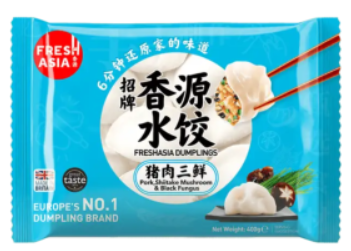 16906 Bánh Bao Nấm Nấm Tươi Á Châu Hoành Thanh Thít Heo Nam Mèo 400gr x 25