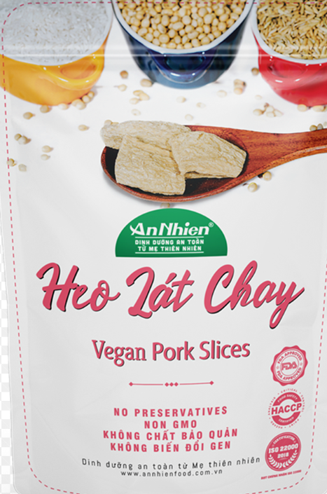 17002 An Nhien 純素大豆豬肉片Heo lat chay 150gr x 30